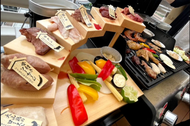 【大阪・天王寺・手ぶらBBQ】絶景バーベキューを満喫しよう！全13品＆飲み放題