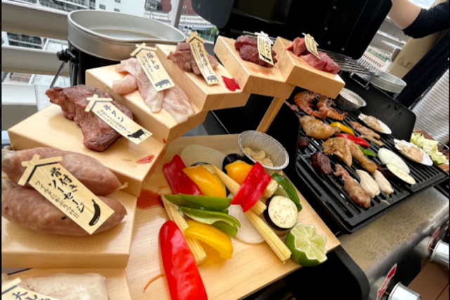 【大阪・天王寺・手ぶらBBQ】シーフード充実！バーベキュー全15品＆飲み放題 写真3
