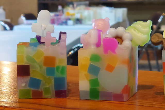 【滋賀・高島・手作りキャンドル】3歳から大人まで楽しめる体験！創作キャンドル2個 写真5