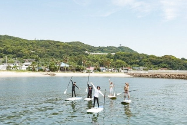 【福岡・能古島・SUP】初めてでも大丈夫！海でヨガを楽しむSUPヨガ体験 写真5