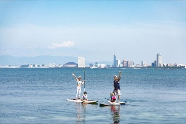 【福岡・能古島・SUP】3歳から参加OK！ゆったり楽しむ親子SUP体験 写真5