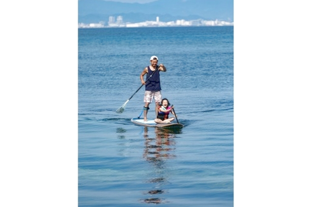 【福岡・能古島・SUP】3歳から参加OK！ゆったり楽しむ親子SUP体験 写真4
