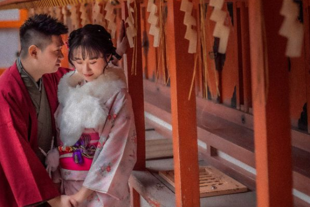 【京都府・京都市・着物レンタル】着物姿で観光デート！着物レンタルカップルプラン 写真7