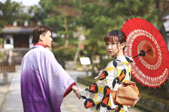 【京都府・京都市・着物レンタル】着物姿で観光デート！着物レンタルカップルプラン 写真6
