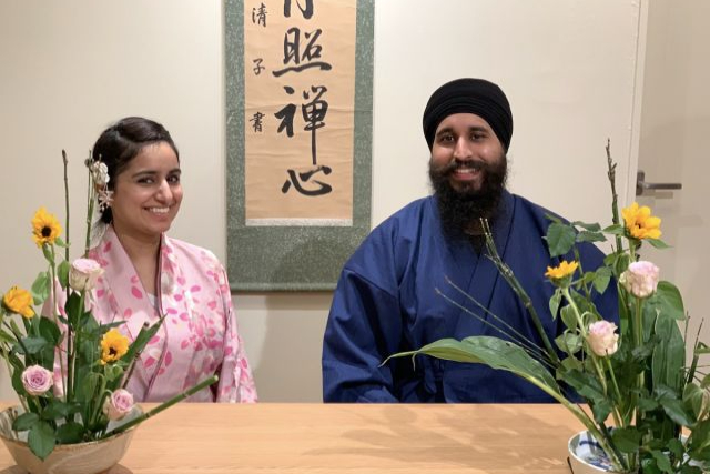【京都府・京都市・華道】京都ならではの花材で楽しむ！築140年の京町家で華道体験 写真6