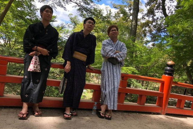 【京都府・京都市・着物レンタル】気品ある和装で凛々しく変身！男性着物・浴衣プラン 写真4