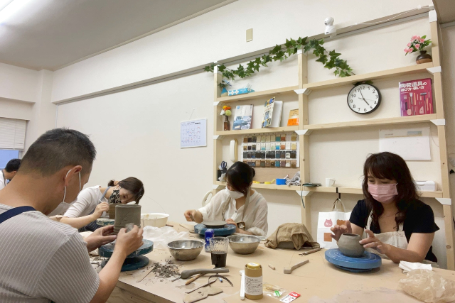 【東京・渋谷・陶芸体験】お仕事帰りに気軽に楽しむ陶芸体験！湯呑や小鉢など（1個） 写真8