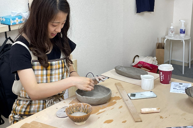 【東京・渋谷・陶芸体験】お仕事帰りに気軽に楽しむ陶芸体験！湯呑や小鉢など（1個） 写真6