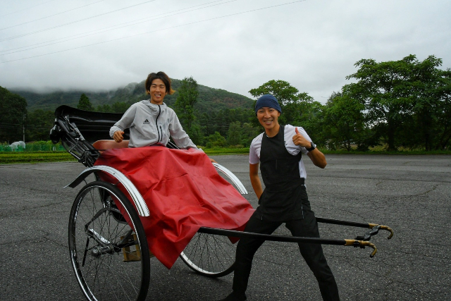 【長野・白馬・人力車】通な観光スポットへGO！白馬人力車ツアー（2人乗りプラン） 写真3