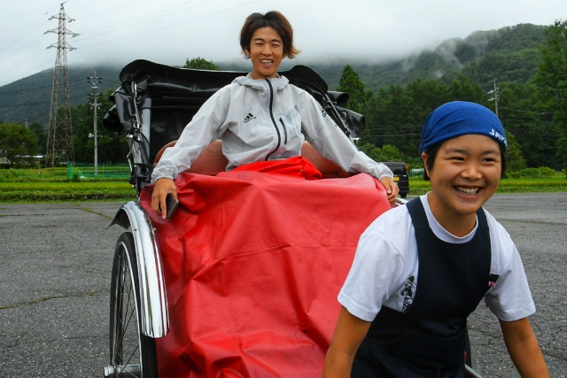 【長野・白馬・人力車】通な観光スポットへGO！白馬人力車ツアー（2人乗りプラン） 写真5