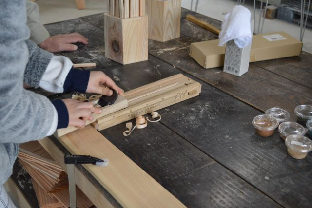 【岡山・美作・木工教室】毎日の食卓を手作りお箸でちょっと楽しく！箸と箸置き各1個 写真4