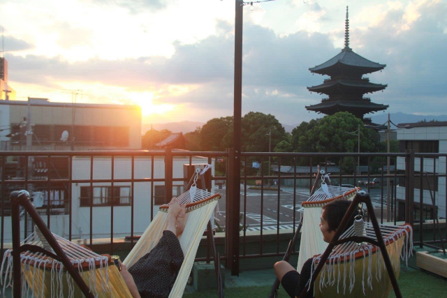 【京都府・京都市・グランピング】屋上スペースでゆったり。デイタイム貸切プラン 写真5
