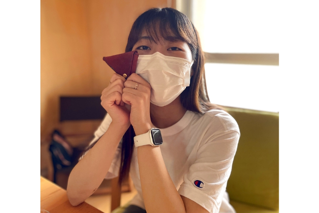 【長崎・川棚・レザークラフト】お子様も初心者も気軽に体験！海外の本格レザーで三角コインケース作り《各回1組限定》 写真8