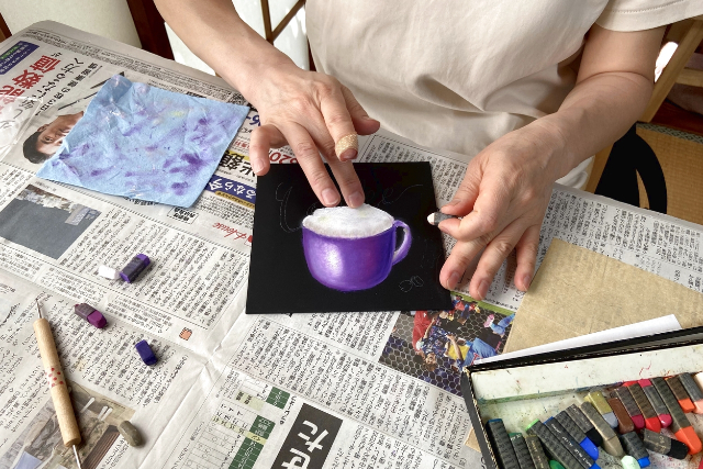 【茨城・牛久・チョークアート】オシャレに作れる！初めてのチョークアート体験 写真4