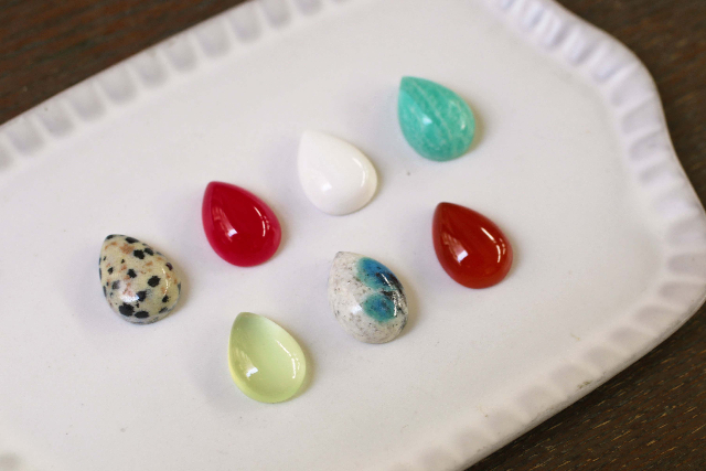 【渋谷・宮益坂・手作りアクセサリー】お気に入りの天然石でイヤーカフ制作・片耳1個 写真5