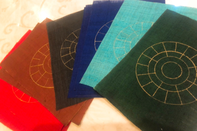 【広島県・広島市・日本の伝統文化】太古の神秘を感じる。龍体文字フトマニ図制作1枚 写真3