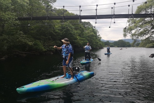 【福島・裏磐梯・SUP】雄大な磐梯山を眺めながら桧原湖シングルSUP（半日） 写真7