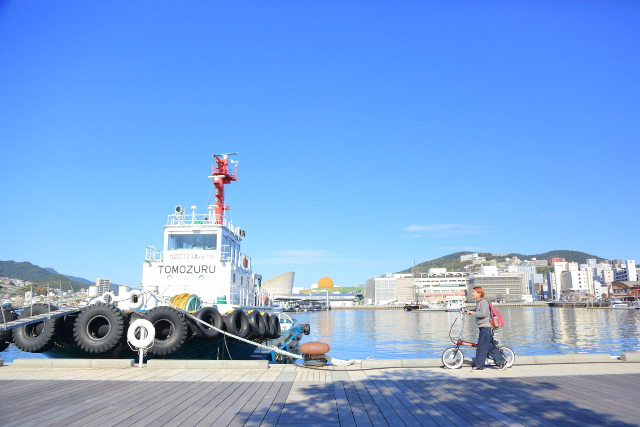 【長崎県・長崎市・レンタサイクル】eBikeに乗って坂や路地をより快適に探検 写真8