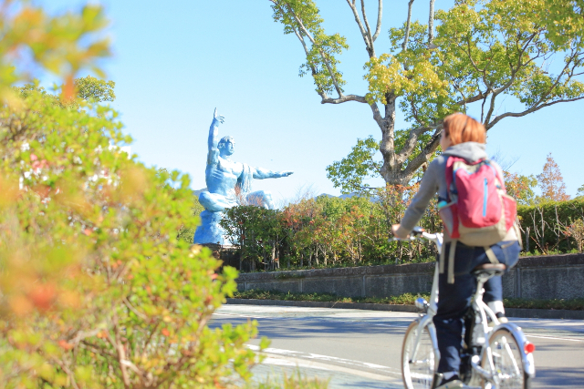 【長崎県・長崎市・レンタサイクル】eBikeに乗って坂や路地をより快適に探検 写真7