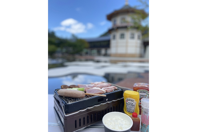 【宮城・松島・手ぶらバーベキュー】松島離宮の1dayパス付き！ブランド豚のBBQ　ディナータイムプラン 写真8