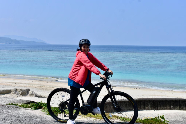 【鹿児島・奄美大島・サイクリング】初心者向け！Eバイク大浜ツアー 写真2