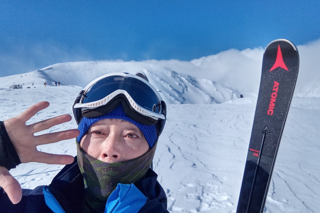 【長野・白馬・スキー】元全日本チャンピオンと一緒に滑る。自然を満喫、スキー体験 写真2