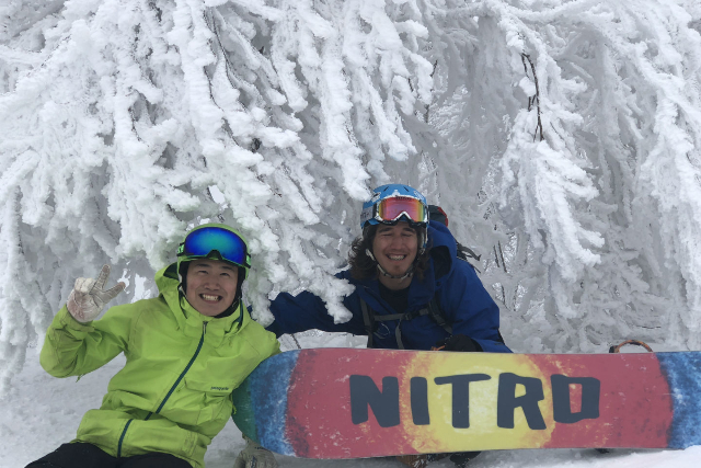 【長野・飯山・バックカントリースキー】完全プライベート！斑尾山バックカントリツアー 写真6