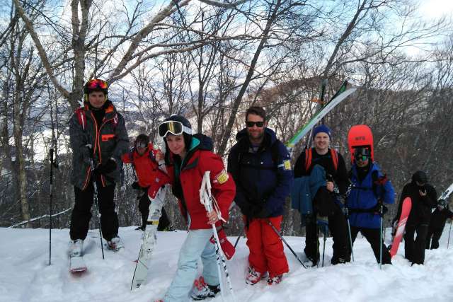 【長野・飯山・バックカントリースキー】時間たっぷり！斑尾山1日バックカントリツアー 写真2