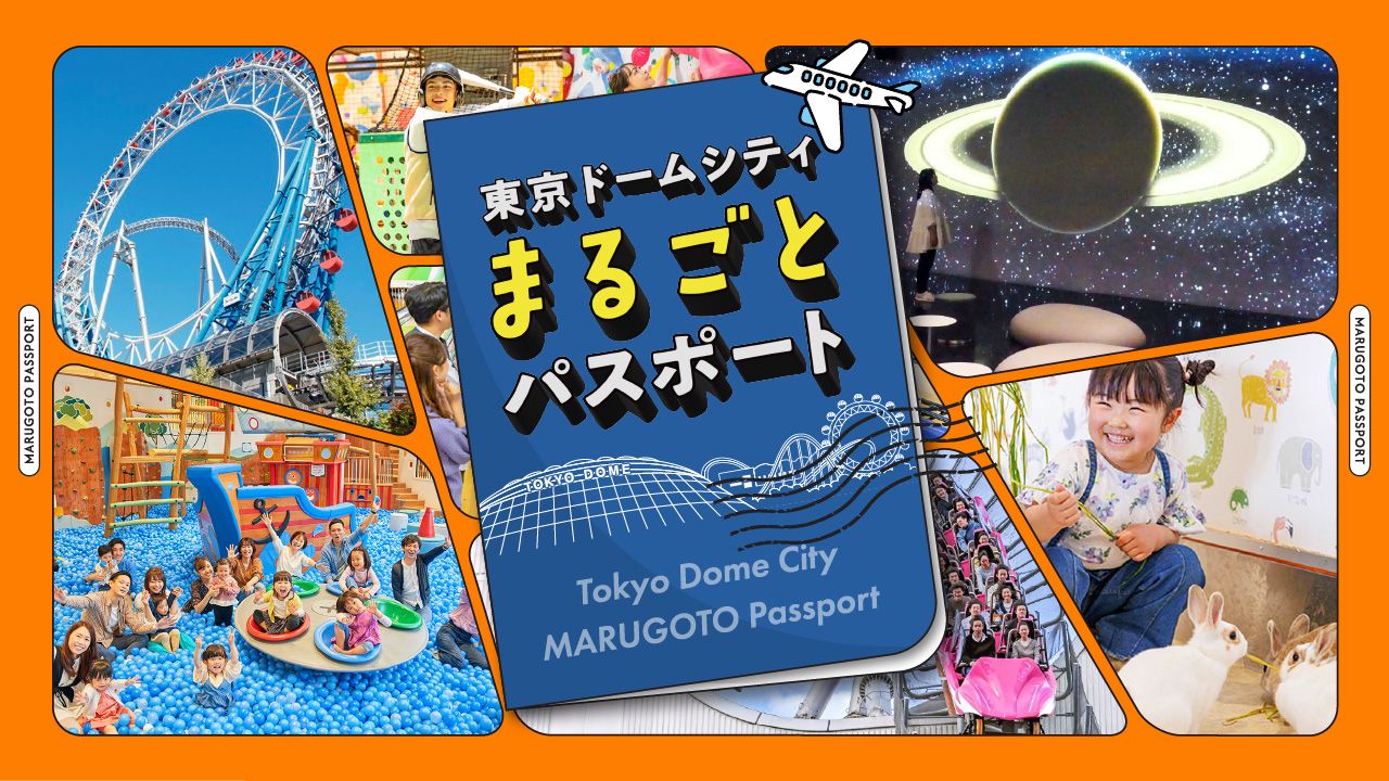 【人気のアミューズメント系10施設が遊び放題!】東京ドームシティ まるごとパスポート 【人気のアミューズメント系10施設が遊び放題!】東京ドームシティ まるごとパスポート